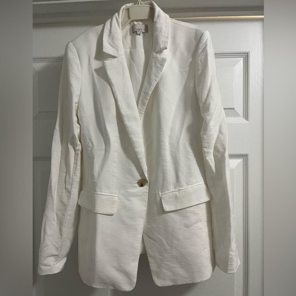 LOFT Cream Women's Blazer